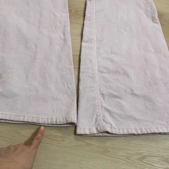We The Free flare pants cotton bohemian chic Soft Pink Apparel - Picture 12 of 16